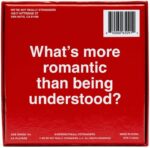 WE'RE NOT REALLY STRANGERS Couples Edition card game box with scattered conversation cards