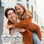 A silver, round stainless steel coin with 'Ymapinc' engraved, displaying food choices on one side and date night ideas on the